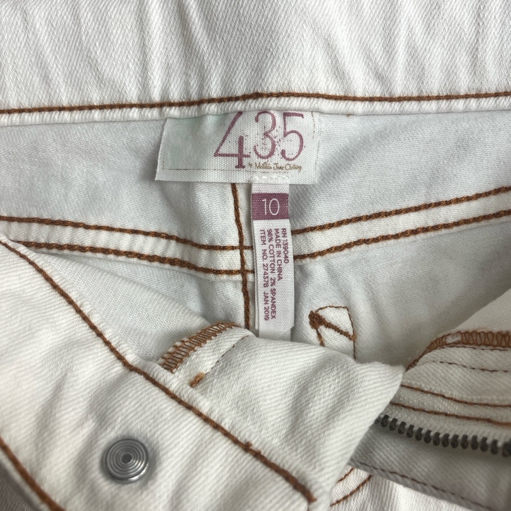 Matilda Jane 435 Girls Off White Denim Shorts - Picture 3 of 5